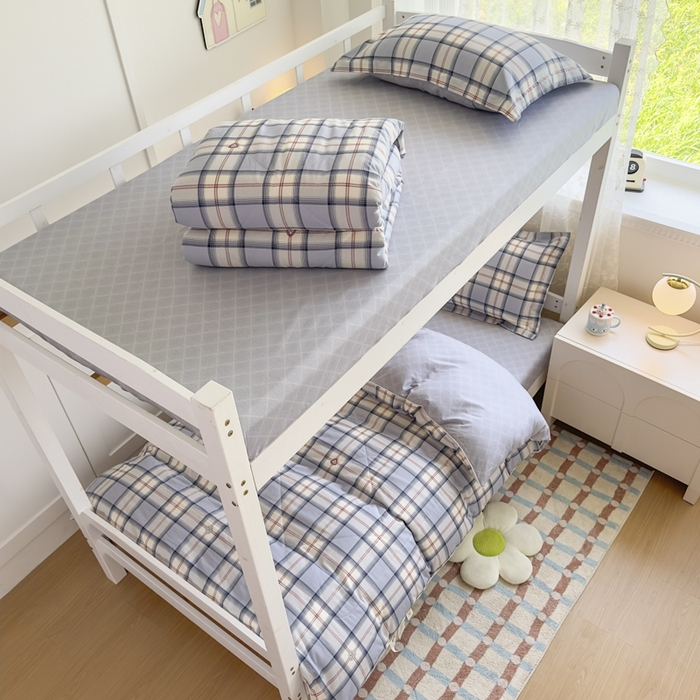 91家纺网 家纺一手货源 找家纺 帕拉美拉 2025新款多功能夏被款被套学生上下铺宿舍三件套被芯六件套腾飞