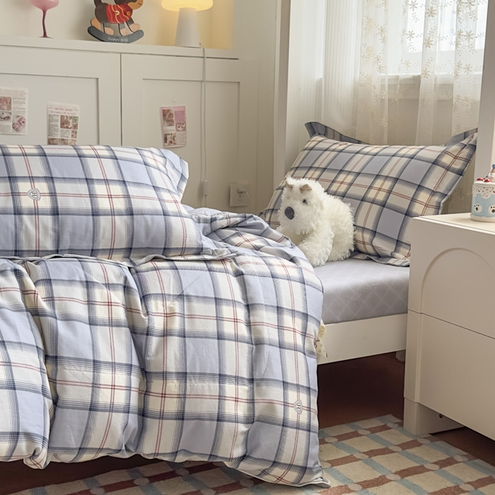 91家纺网 家纺一手货源 找家纺 帕拉美拉 2025新款多功能夏被款被套学生上下铺宿舍三件套被芯六件套腾飞