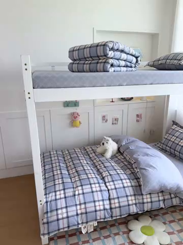 91家纺网 家纺一手货源 找家纺 帕拉美拉 2025新款多功能夏被款被套学生上下铺宿舍三件套被芯六件套腾飞