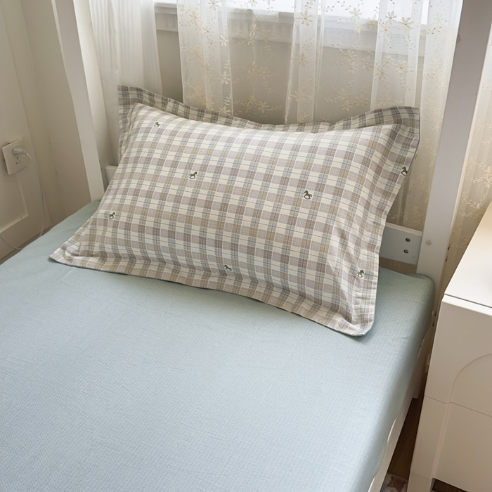 91家纺网 家纺一手货源 找家纺 帕拉美拉 2025新款多功能夏被款被套学生上下铺宿舍三件套被芯六件套童年时光-咖