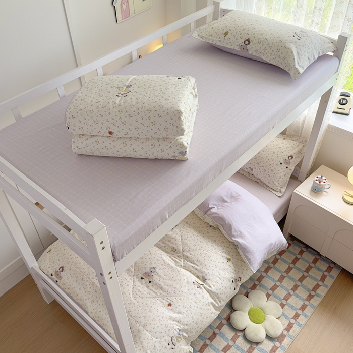 91家纺网 家纺一手货源 找家纺 帕拉美拉 2025新款多功能夏被款被套学生上下铺宿舍三件套被芯六件套星轨漫步