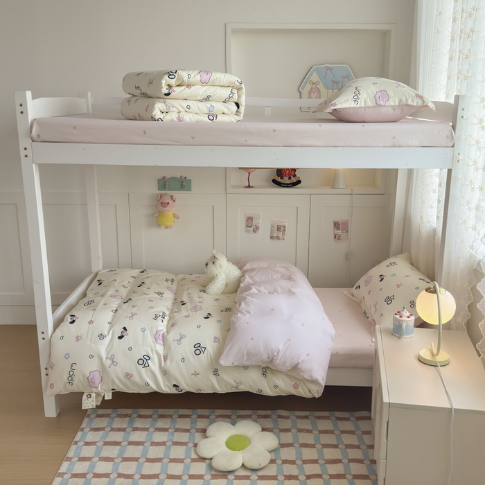 91家纺网 家纺一手货源 找家纺 帕拉美拉 2025新款多功能夏被款被套学生上下铺宿舍三件套被芯六件套圆梦