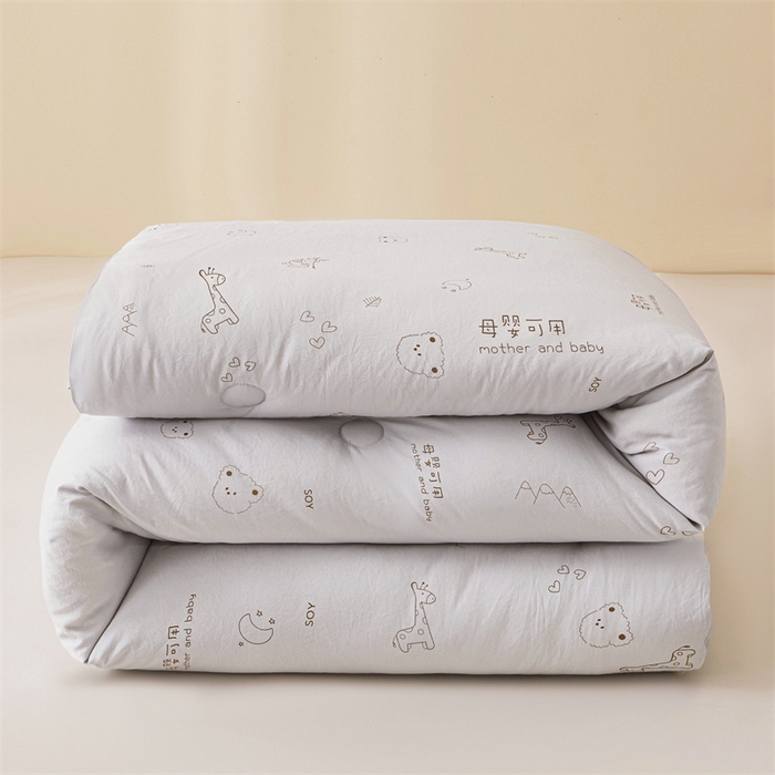 91家纺网 家纺一手货源 找家纺 （总）易博家纺 2025新款水洗棉印花冬被被子被芯春秋被直播批发棉花被被