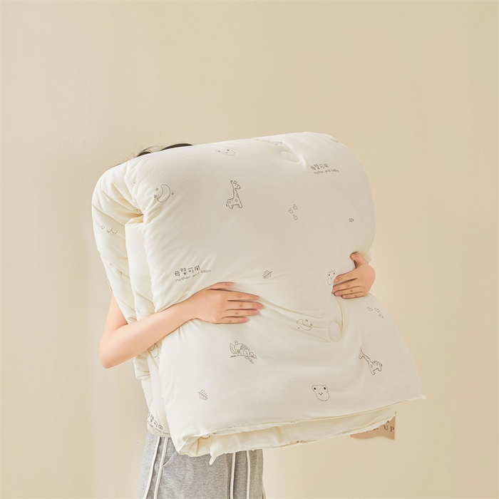 91家纺网 家纺一手货源 找家纺 （总）易博家纺 2025新款水洗棉印花冬被被子被芯春秋被直播批发棉花被被