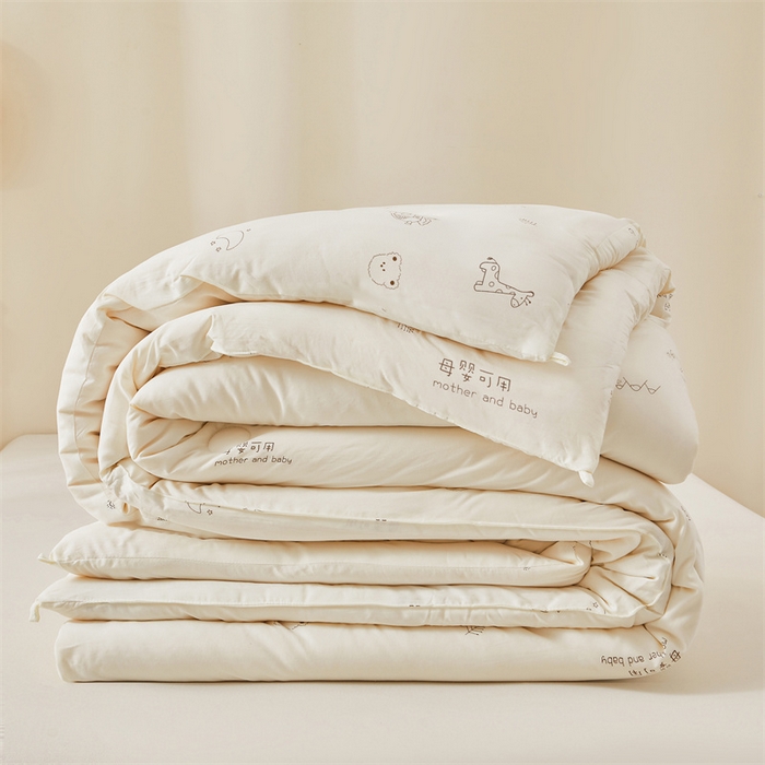 91家纺网 家纺一手货源 找家纺 （总）易博家纺 2025新款水洗棉印花冬被被子被芯春秋被直播批发棉花被被