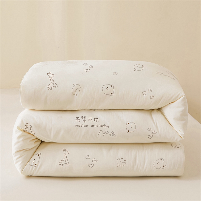 91家纺网 家纺一手货源 找家纺 （总）易博家纺 2025新款水洗棉印花冬被被子被芯春秋被直播批发棉花被被,童梦小熊-白,童梦小熊-粉,童梦小熊-灰,童梦小熊-蓝