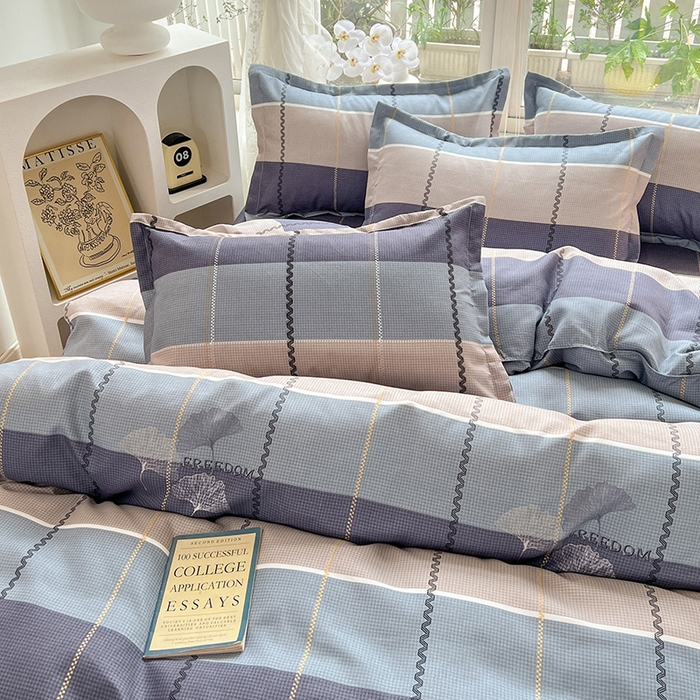 91家纺网 家纺一手货源 找家纺 文黛家居 2025新款植物羊绒小版花四件套 秋的季节