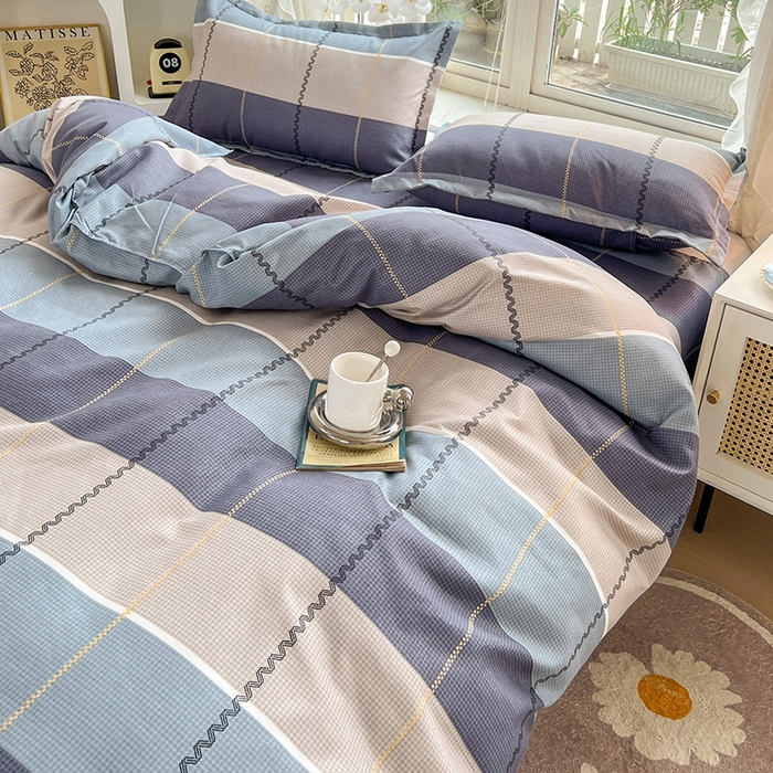 91家纺网 家纺一手货源 找家纺 文黛家居 2025新款植物羊绒小版花四件套 秋的季节