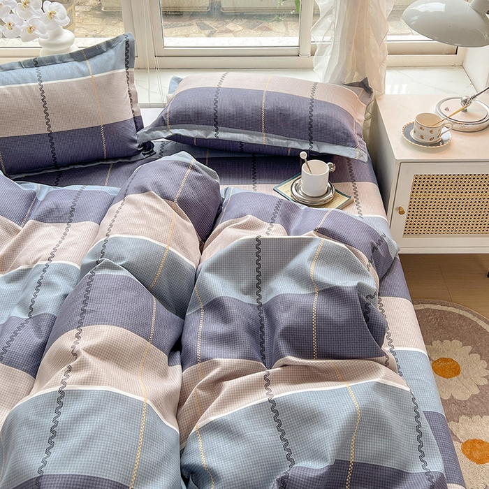 91家纺网 家纺一手货源 找家纺 文黛家居 2025新款植物羊绒小版花四件套 秋的季节