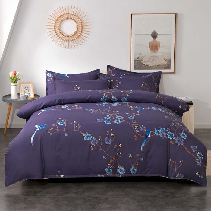 91家纺网 家纺一手货源 找家纺 （总）文黛家居 2025新款-植物羊绒大版花四件套