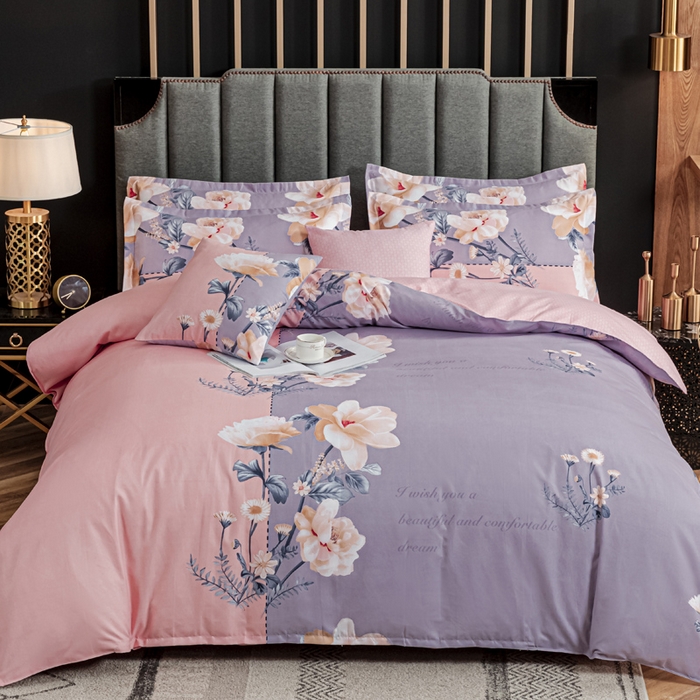 91家纺网 家纺一手货源 找家纺 （总）文黛家居 2025新款-植物羊绒大版花四件套