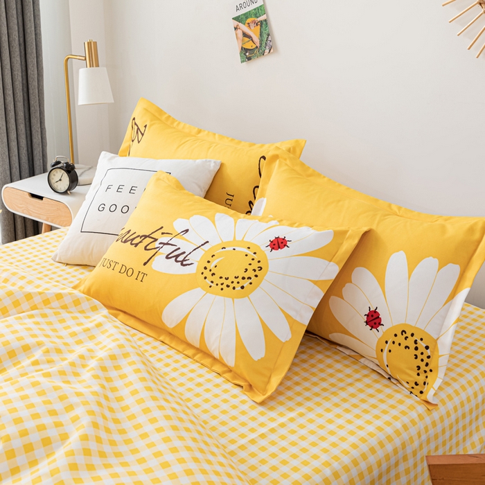 91家纺网 家纺一手货源 找家纺 文黛家居 2025新款-植物羊绒大版花四件套 春暖花开