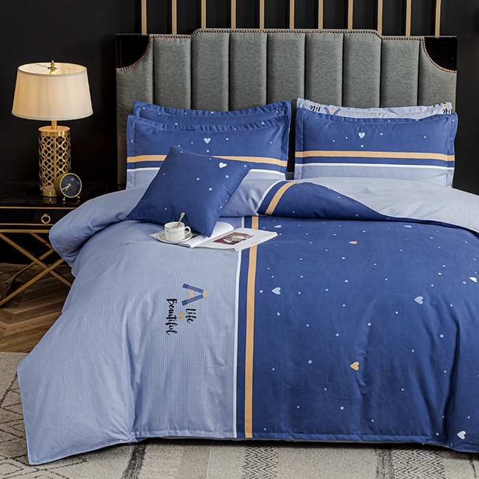 91家纺网 家纺一手货源 找家纺 文黛家居 2025新款-植物羊绒大版花四件套 点点心意