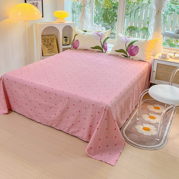 91家纺网 家纺一手货源 找家纺 文黛家居 2025新款植物羊绒小版花四件套 郁金香-紫