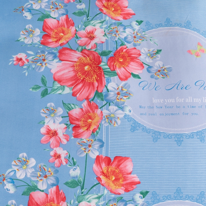 91家纺网 家纺一手货源 找家纺 文黛家居 2025新款-植物羊绒大版花四件套 花锦世界