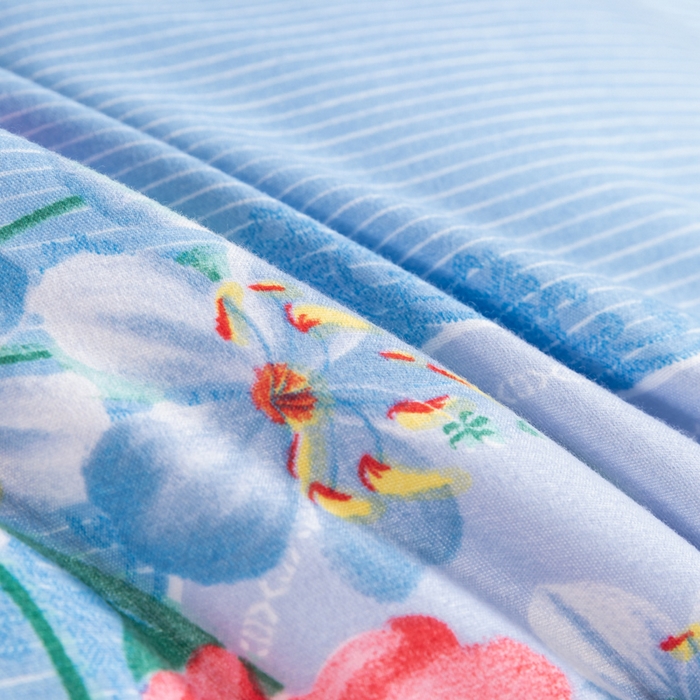 91家纺网 家纺一手货源 找家纺 文黛家居 2025新款-植物羊绒大版花四件套 花锦世界