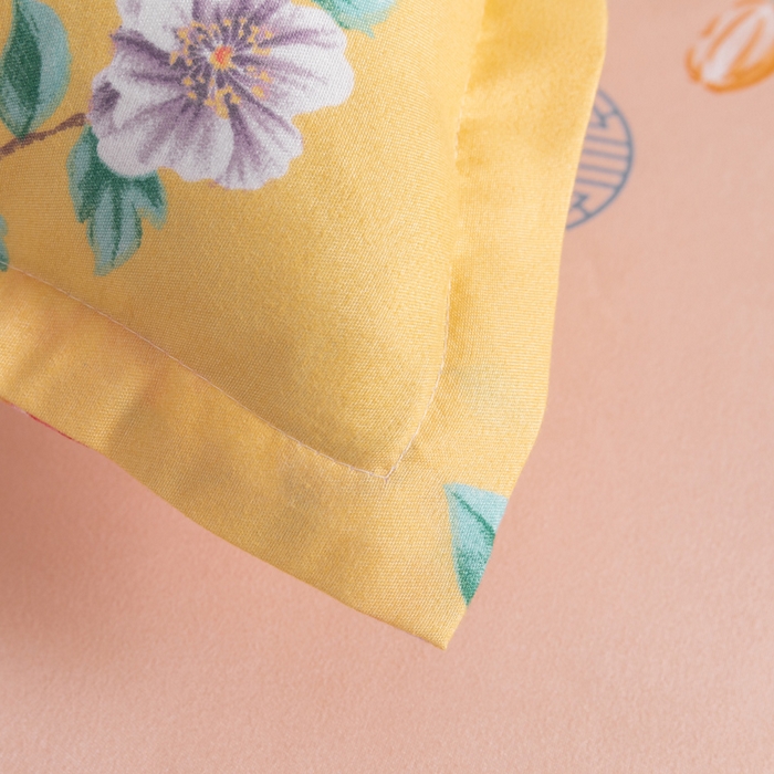 91家纺网 家纺一手货源 找家纺 文黛家居 2025新款-植物羊绒大版花四件套 锦绣芳华