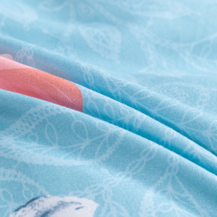 91家纺网 家纺一手货源 找家纺 文黛家居 2025新款-植物羊绒大版花四件套 恬爱