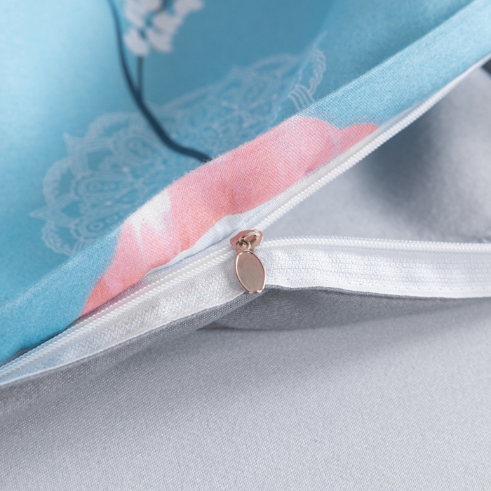 91家纺网 家纺一手货源 找家纺 文黛家居 2025新款-植物羊绒大版花四件套 恬爱