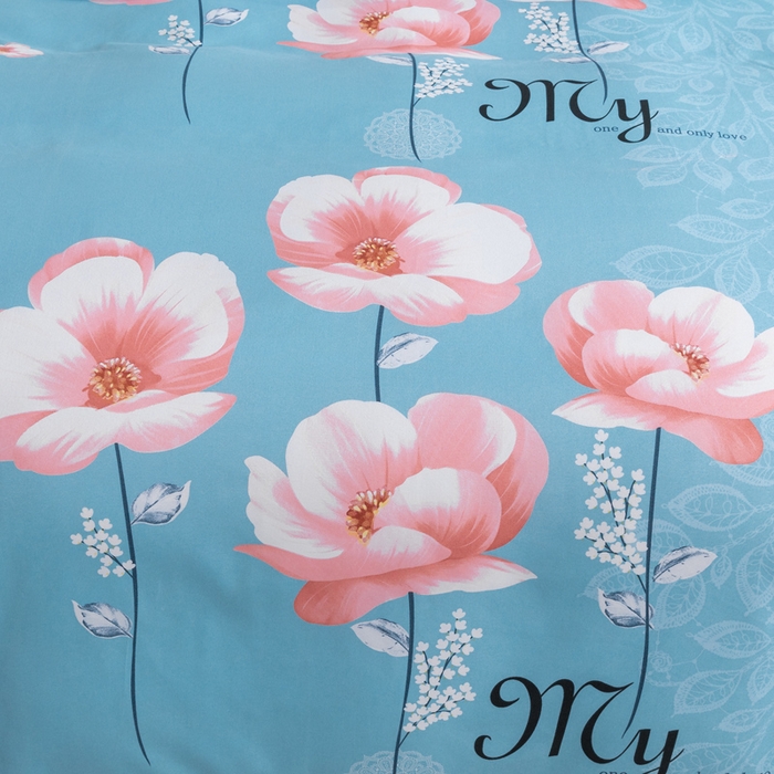 91家纺网 家纺一手货源 找家纺 文黛家居 2025新款-植物羊绒大版花四件套 恬爱