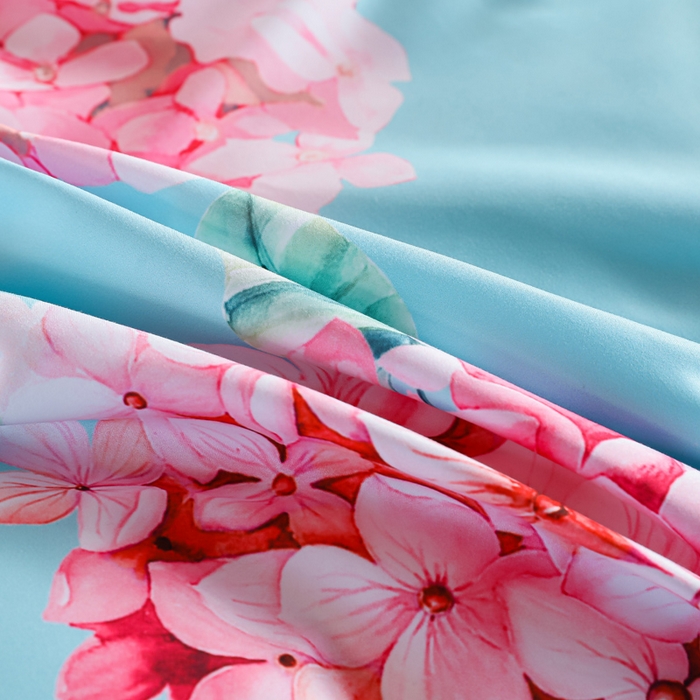 91家纺网 家纺一手货源 找家纺 文黛家居 2025新款-植物羊绒大版花四件套 百花齐放