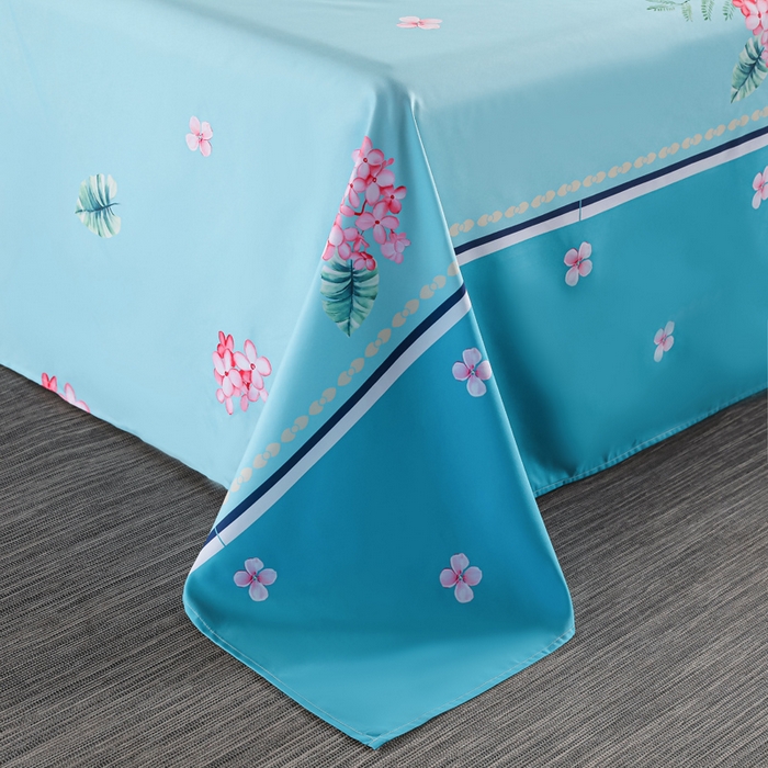 91家纺网 家纺一手货源 找家纺 文黛家居 2025新款-植物羊绒大版花四件套 百花齐放