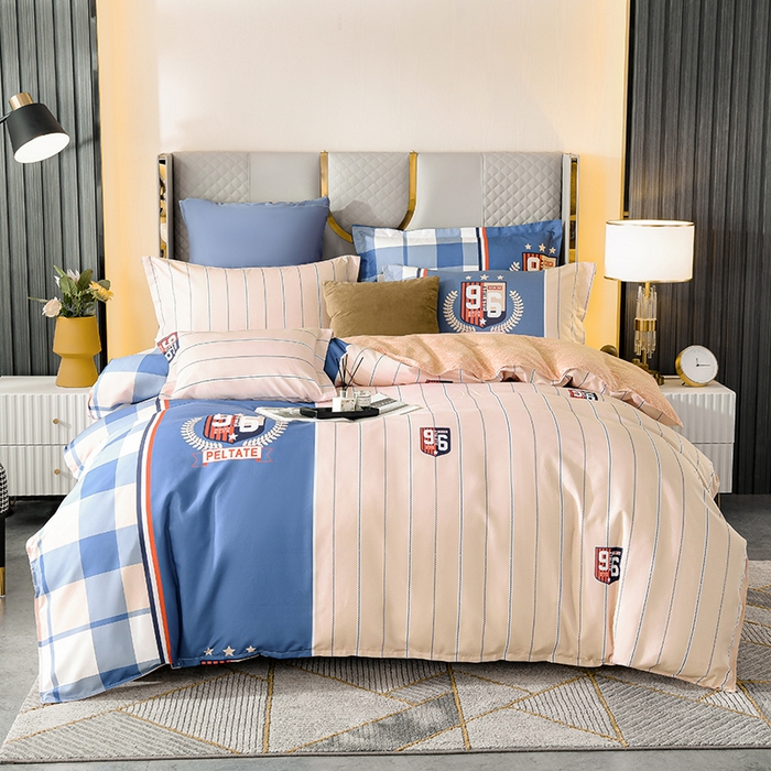 91家纺网 家纺一手货源 找家纺 文黛家居 2025新款-植物羊绒大版花四件套 标志