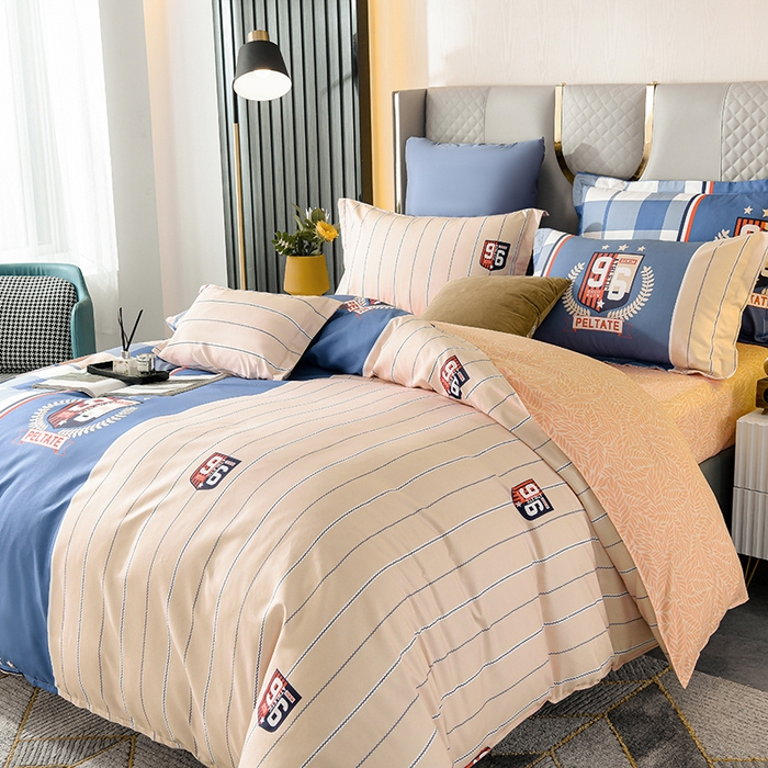 91家纺网 家纺一手货源 找家纺 文黛家居 2025新款-植物羊绒大版花四件套 标志