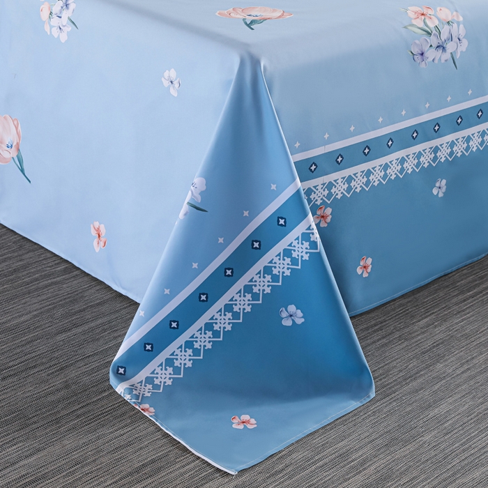 91家纺网 家纺一手货源 找家纺 文黛家居 2025新款-植物羊绒大版花四件套 冰心玉骨