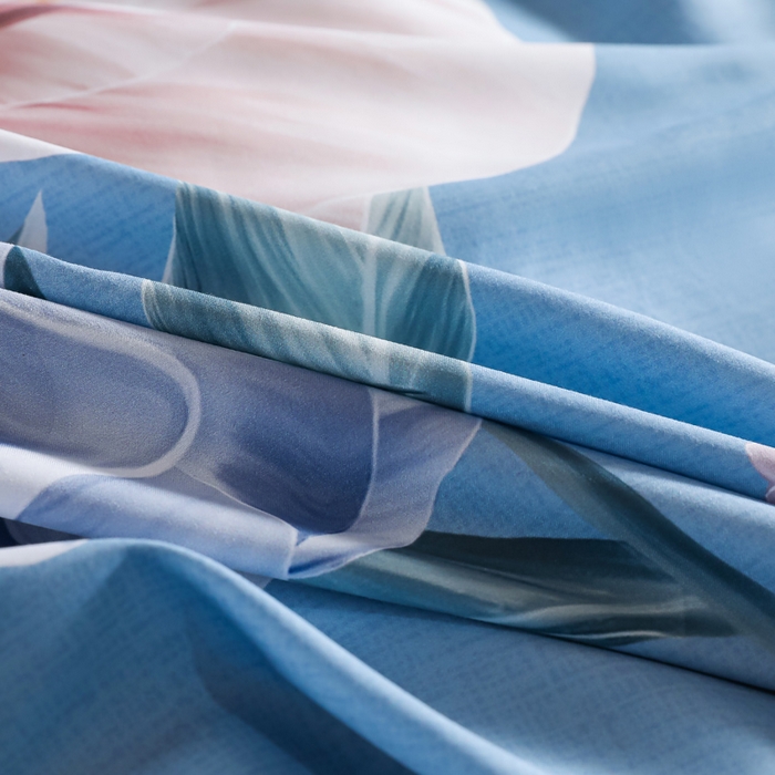 91家纺网 家纺一手货源 找家纺 文黛家居 2025新款-植物羊绒大版花四件套 冰心玉骨