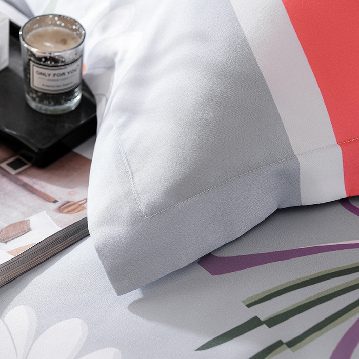 91家纺网 家纺一手货源 找家纺 文黛家居 2025新款-植物羊绒大版花四件套 雏菊花