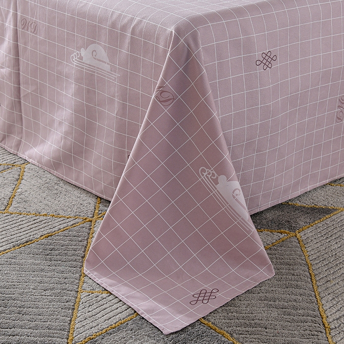 91家纺网 家纺一手货源 找家纺 文黛家居 2025新款-植物羊绒大版花四件套 花开半夏