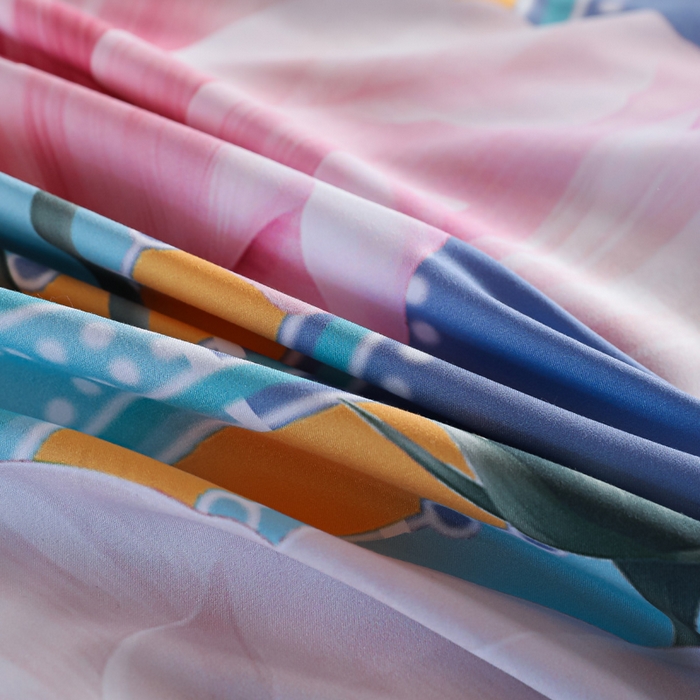 91家纺网 家纺一手货源 找家纺 文黛家居 2025新款-植物羊绒大版花四件套 金枝玉叶