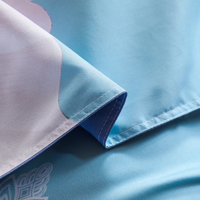 91家纺网 家纺一手货源 找家纺 文黛家居 2025新款-植物羊绒大版花四件套 金枝玉叶