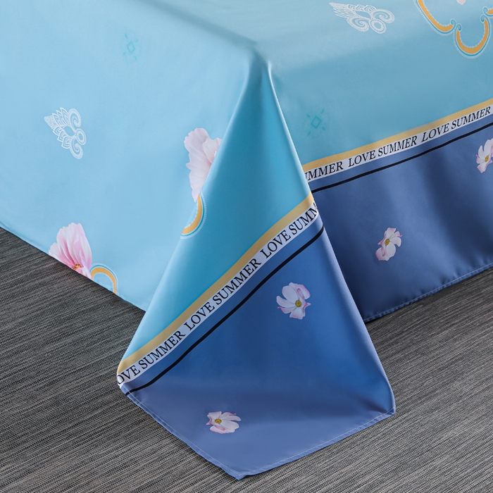 91家纺网 家纺一手货源 找家纺 文黛家居 2025新款-植物羊绒大版花四件套 金枝玉叶