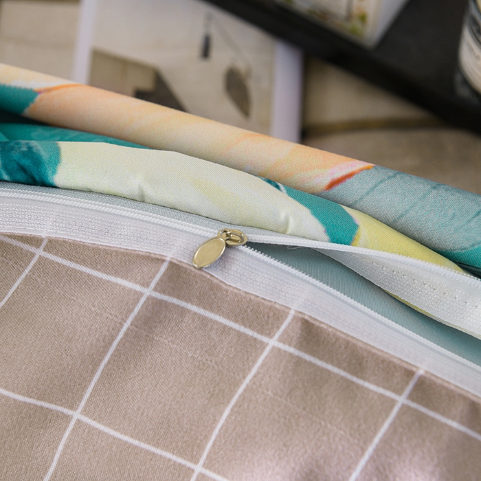 91家纺网 家纺一手货源 找家纺 文黛家居 2025新款-植物羊绒大版花四件套 向日葵