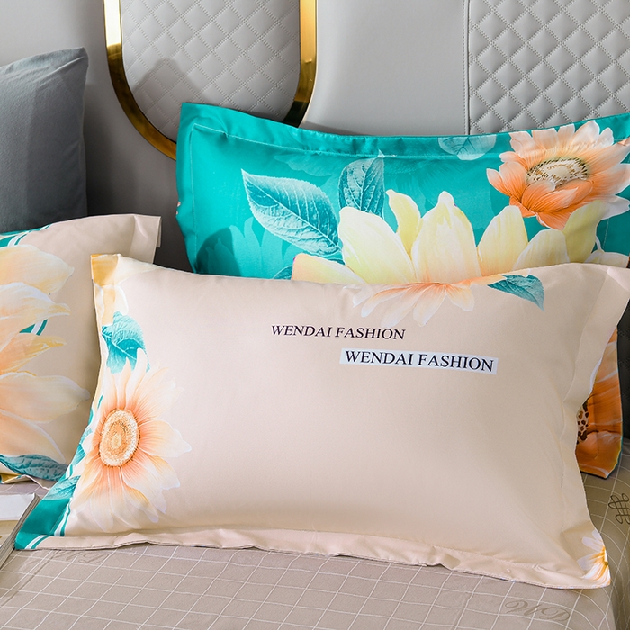 91家纺网 家纺一手货源 找家纺 文黛家居 2025新款-植物羊绒大版花四件套 向日葵