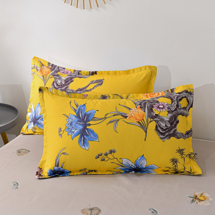 91家纺网 家纺一手货源 找家纺 文黛家居 2025新款-植物羊绒大版花四件套 百花争艳