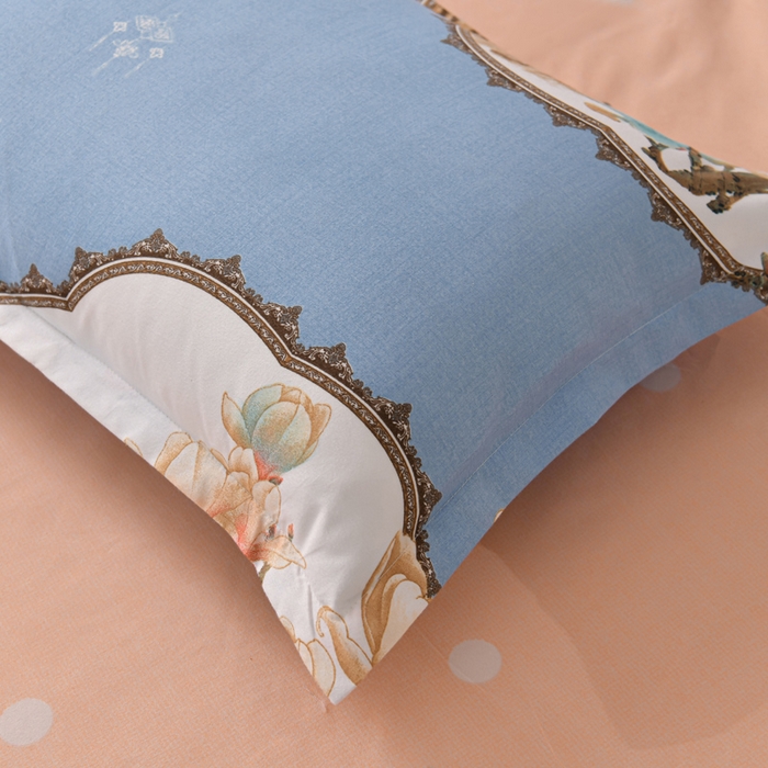 91家纺网 家纺一手货源 找家纺 文黛家居 2025新款-植物羊绒大版花四件套 典雅花开