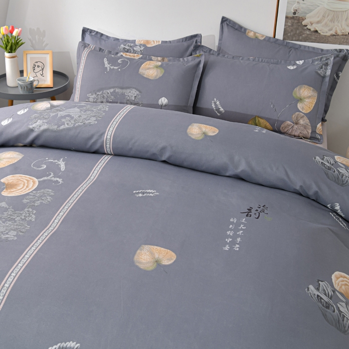 91家纺网 家纺一手货源 找家纺 文黛家居 2025新款-植物羊绒大版花四件套 芳华