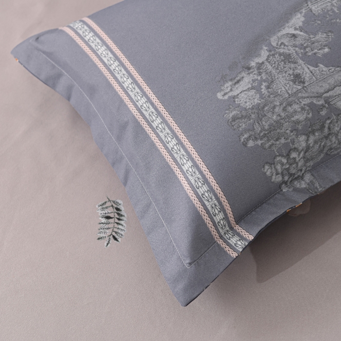 91家纺网 家纺一手货源 找家纺 文黛家居 2025新款-植物羊绒大版花四件套 芳华