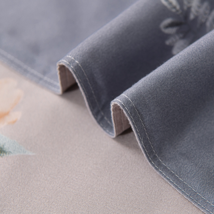 91家纺网 家纺一手货源 找家纺 文黛家居 2025新款-植物羊绒大版花四件套 芳华