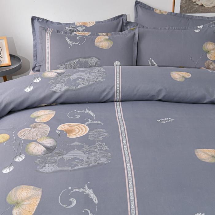 91家纺网 家纺一手货源 找家纺 文黛家居 2025新款-植物羊绒大版花四件套 芳华