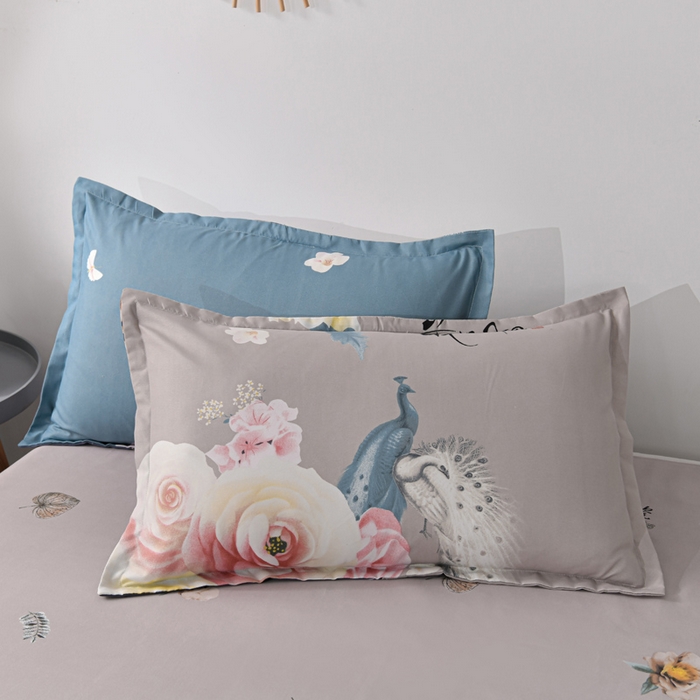 91家纺网 家纺一手货源 找家纺 文黛家居 2025新款-植物羊绒大版花四件套 花好月圆