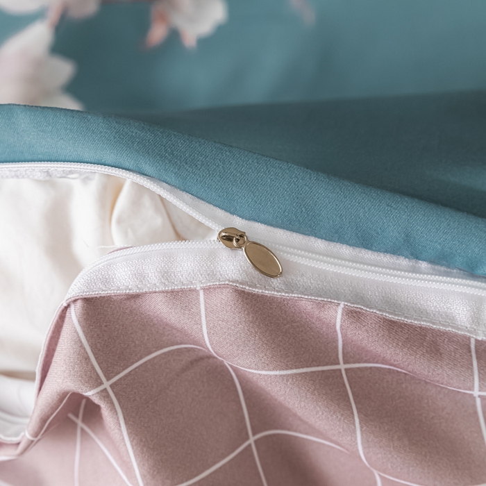 91家纺网 家纺一手货源 找家纺 文黛家居 2025新款-植物羊绒大版花四件套 花香满屋