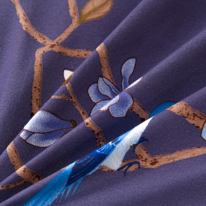 91家纺网 家纺一手货源 找家纺 文黛家居 2025新款-植物羊绒大版花四件套 锦上添花