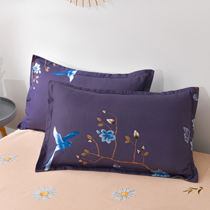 91家纺网 家纺一手货源 找家纺 文黛家居 2025新款-植物羊绒大版花四件套 锦上添花