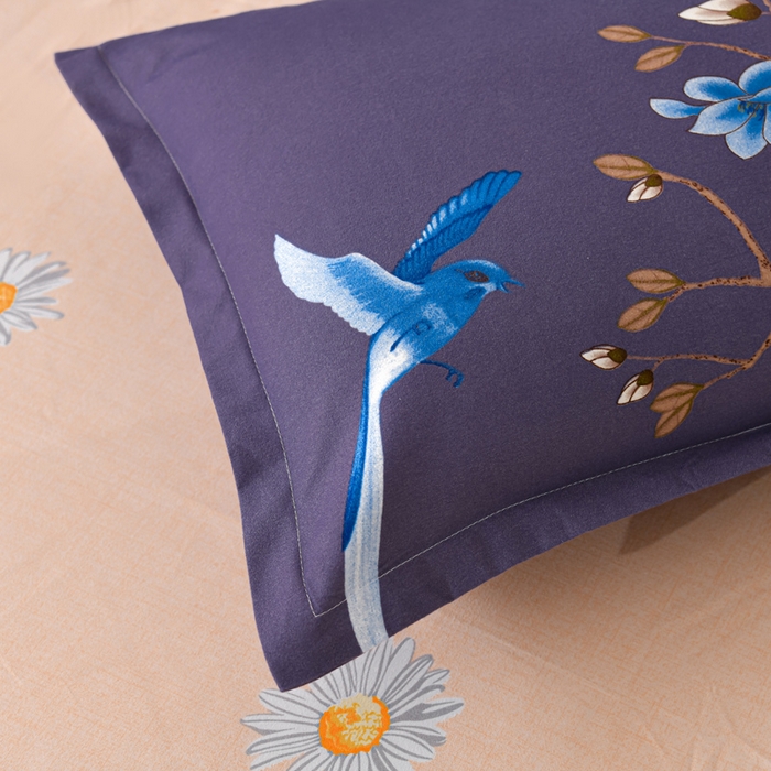 91家纺网 家纺一手货源 找家纺 文黛家居 2025新款-植物羊绒大版花四件套 锦上添花