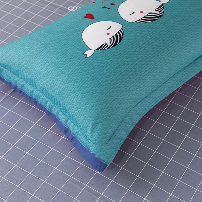 91家纺网 家纺一手货源 找家纺 文黛家居 2025新款-植物羊绒大版花四件套 鲸鱼恋