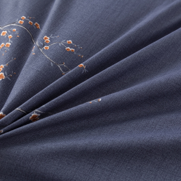 91家纺网 家纺一手货源 找家纺 文黛家居 2025新款-植物羊绒大版花四件套 陌上花开